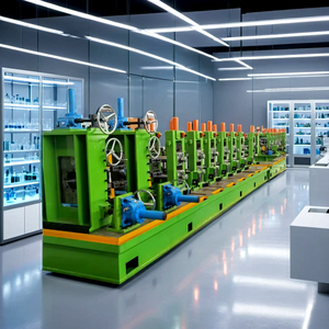 Lini Produksi Pipa Baja Karbon <span class=keywords><strong>ERW</strong></span> Berbentuk Bulat dan Persegi Frekuensi Tinggi Baru yang Dikendalikan PLC - Product Image 6