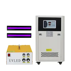UV LED Whole Water Cooling Curing System For High Power 1400w 395nm Ink Blue Light Drying Lamp Uv Automatic Screen Printing