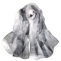 Écharpe de plage anti-UV Lotus, écharpe fine Lotus Pond Moonlight, vente en gros