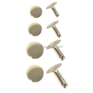 <span class=keywords><strong>Rivet</strong></span> en cuir d'approvisionnement d'usine Rivets rapides 7mm 9mm capuchon unique en métal pour sacs d'artisanat en cuir ceintures chaussures - Product Image 2