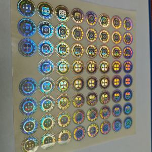 Étiquettes de sécurité holographiques anti-contrefaçon, anti-effraction, étanches, autocollants de garantie nulles pour la promotion et la lutte contre la contrefaçon - Product Image 2