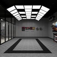 4S Auto Repair Shop Beauty Light 29 Grid Panel Lights LED Panel Work Light Station Lamp