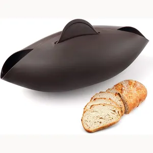 Kustom Logo silikon pembuat roti mudah dilepas cetakan roti panci roti mangkuk roti silikon