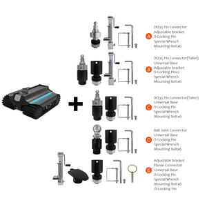 Chariot robotisé Tk-45 RT4500 (jusqu'à 4500 kg) télécommandé pour le déplacement de meubles, accessoires pour camping-car 2026 - Product Image 5