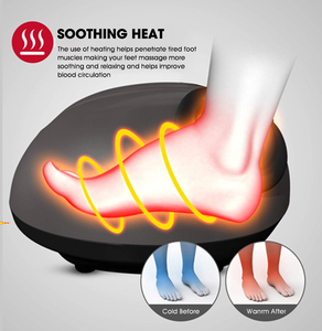 Masajeador de pies portátil con función de calor y rodamiento Máquina de masaje de pies inteligente para uso en relajación de oficina en casa - Product Image 2
