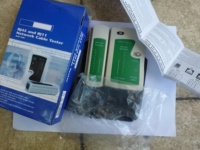RJ45 CAT-5 CAT-5E CAT-6 kabel jaringan LAN kabel Tester kabel telepon kawat alat uji Ethernet Model NS-468 3-Port 9V Power