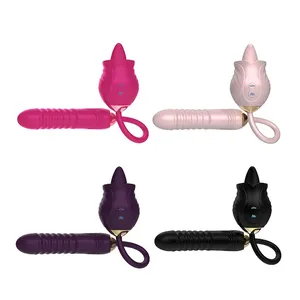 Dropship Private Label Amazon Clitoral Tongue Rose Sucking Vibrator Sex Toys