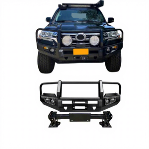 Pare-chocs de voiture en acier laminé Pare-chocs avant pour <span class=keywords><strong>Land</strong></span> <span class=keywords><strong>Cruiser</strong></span> LC200 Bull Bar Front Bumper Guard - Product Image 1