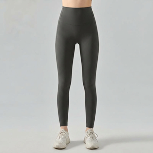Leggings de yoga mats taille haute pour femmes, dos en V, sans effet camel toe, effet ventre plat, effet fessier galbé, pour gym, pilates, course à pied et sport, vente en gros - Product Image 3
