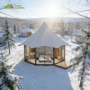 Glamping Hotel Tente Fabricant Vente directe de cabines de luxe pour les vacances en plein air avec <span class=keywords><strong>terrasse</strong></span> - Product Image 1