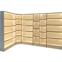 Vitrine d'angle personnalisable HongMing pour chaussures et sacs, couleur sur mesure pour salon et salle d'exposition