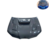 Capot en fibre de carbone style TF pour Impreza WRX/STI 9ème génération 2006-2007, fixation par boulons, avec boulons neufs inclus