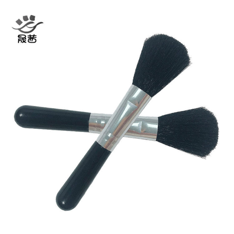 Black handle, black hair