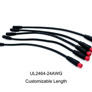 Custom IP67 Waterproof Cable M6 M8 Connector UL2464 24AWG 2/3/4/5/6 Pin 300V Wiring Cable Harness for Outdoor LED Lights Cameras - Product Image 5