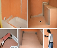 Membrane d'étanchéité en polyuréthane Kerdi au design moderne, épaisseur 0,8 mm, longueur 10 m, haute résistance, garantie 5 ans