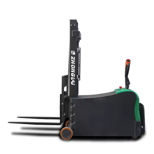 3m 1 טון חשמלי מזרן חשמלי מלא dc מנוע stacker מופעל מלגזה 3 מ 'הרמה מאושרת עבור חנויות דפוס - Product Image 1