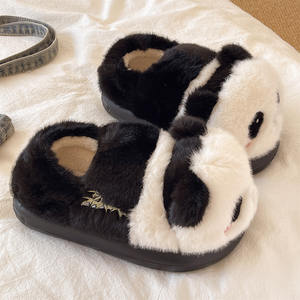 แฟชั่นฤดูหนาวสำหรับผู้หญิง ดีไซน์ต้นคริสต์มาสน่ารัก บุผ้าฝ้าย หนังไมโครไฟเบอร์ด้านบน บุขนนุ่ม อุ่น ระบายอากาศได้ดี กันลื่น - Product Image 3