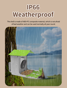 Năng lượng mặt trời-powered ai thông minh Bird Feeder tầm nhìn ban đêm đám mây tự động loài ID không thấm nước <span class=keywords><strong>Camera</strong></span> không dây cho chim động vật nhỏ - Product Image 4