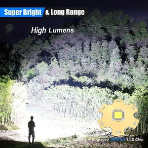 Có thể sạc lại xhp90.2 <span class=keywords><strong>Led</strong></span> đèn pin 3500 Lumens cao ngoài trời siêu sáng cầm tay ánh sáng đèn flash với 5 chế độ - Product Image 6