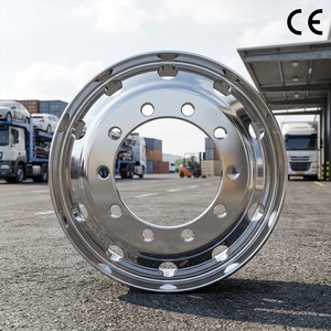 Jantes de camion en aluminium de 22,5 pouces, jantes de camion 22,5*8,25, jantes en aluminium forgé, jantes en alliage 22,5x8,25 pour camion 11R22,5 295/80R22,5 - Product Image 1