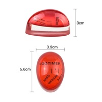 Promotion vente en gros outils de cuisine mécanique sensible à la chaleur cuisson changement de couleur oeuf bouilli minuterie