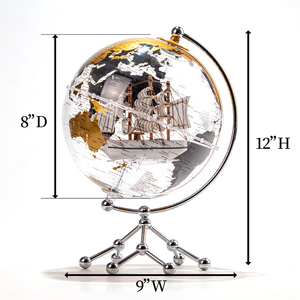 Wellfun fête des pères cadeau globe terrestre ornement produits <span class=keywords><strong>tendance</strong></span> 2024 nouveautés cadeaux fantaisie globe carte de la terre - Product Image 5