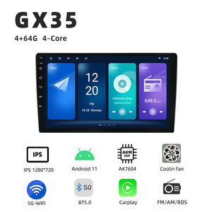 Android araba radyo evrensel 9 10 <span class=keywords><strong>in</strong></span>ç ekran Carplay WIFI GPS navigasyon ses Video oynatıcı Stereo multimedya sistemi - Product Image 2