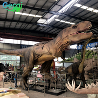 Dinosaure Park Frame Animatronic Dinosaur Animé Géant Raptor Modèle Robot Vie Réelle Dinosaures en Mouvement