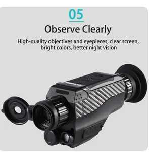 Nuevo Monocular de Visión Nocturna DT18 1080P para Caza, Visión Nocturna Infrarroja Digital Óptica 8X, Telescopio con Alcance de 0.5M-1000M - Product Image 6
