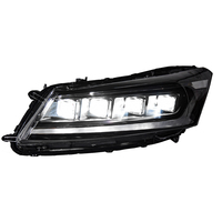 Ensemble de phares LED KGKB pour Honda Accord G8 8e génération CP 2008-2012, mise à niveau avec 4 lentilles de projecteur, clignotants séquentiels, Plug & Play