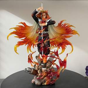 Figurine <span class=keywords><strong>d</strong></span>'<span class=keywords><strong>anime</strong></span> <span class=keywords><strong>Demon</strong></span> <span class=keywords><strong>Slayer</strong></span> Kyojuro Rengoku 30 cm, pose avec épée, modèle Hashira Flammes, figurine <span class=keywords><strong>d</strong></span>'action <span class=keywords><strong>Demon</strong></span> <span class=keywords><strong>Slayer</strong></span> - Product Image 3