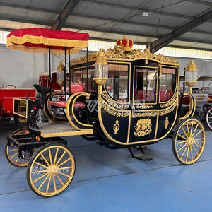 Transport de fête de mariage à 4 roues à cheval royal de meilleure qualité pour 4-6 personnes - Product Image 1