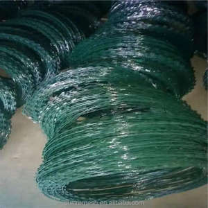 Alambre de Púas de <span class=keywords><strong>Concertina</strong></span> de 450 <span class=keywords><strong>mm</strong></span>, <span class=keywords><strong>500</strong></span> <span class=keywords><strong>mm</strong></span>, 600 <span class=keywords><strong>mm</strong></span> y 900 <span class=keywords><strong>mm</strong></span> de Diámetro para Seguridad Perimetral de Aeropuertos y Ferrocarriles - Product Image 2