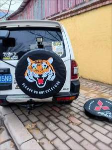 Cubierta protectora de neumático de repuesto para puerta trasera de coche para <span class=keywords><strong>Toyota</strong></span> <span class=keywords><strong>Land</strong></span> <span class=keywords><strong>Cruiser</strong></span> Prado J120 120 2002 2003 2004 2005 2006 2007 2008 2009 Kits - Product Image 5