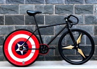 Vélo de route pour adultes, étudiants - Modèle de course homme/femme, guidon drop, moyeux étanches, pneus pleins, cadre en acier à haute teneur en carbone
