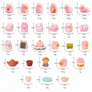 <span class=keywords><strong>ตุ๊กตา</strong></span>หมูเรซิ่นขนาดเล็กแบบขายส่งและของตกแต่งรูปสัตว์สำหรับบ้าน<span class=keywords><strong>ตุ๊กตา</strong></span>จิ๋ว DIY สวนเทพนิยาย ของตกแต่งบ้านบนโต๊ะ - Product Image 2