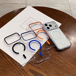 เคสโทรศัพท์มือถือแบบใสกันเหลือง แม่เหล็กยึดติด ไม่มีขอบ สำหรับ iPhone 17 16 Pro Max, เคสไร้ขอบสำหรับ iPhone 17 Pro รุ่น High End - Product Image 2