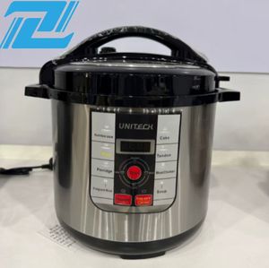 Cuisinière électrique multifonctionnelle en acier inoxydable de grande capacité (<span class=keywords><strong>8</strong></span> <span class=keywords><strong>litres</strong></span>) pour la cuisine, appareil de cuisson intelligent à cuisson lente - Product Image 1