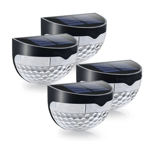 Vente flash : Éclairage solaire pour terrasse, étanche IP65, à fixer au mur, décoratif pour clôture, jardin, patio, pelouse, 1000 lumens - Product Image 1