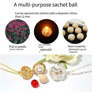 Collier en gros <span class=keywords><strong>de</strong></span> perles <span class=keywords><strong>de</strong></span> mode, pendentif aromathérapie en cuivre ouvrable en forme <span class=keywords><strong>de</strong></span> boule, pour <span class=keywords><strong>pierre</strong></span> <span class=keywords><strong>de</strong></span> <span class=keywords><strong>lave</strong></span> DIY - Product Image 6