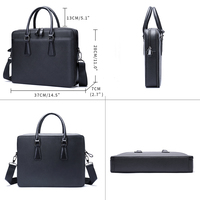 Sac en cuir de luxe pour homme Marrant, sac de bureau de haute qualité, sacoche en cuir, sacoche pour ordinateur portable pour homme