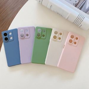 Étui de téléphone en silicone TPU de luxe pour Redmi Note 13 4G Note13 Pro Plus 5G A3 13C 4G 13T Protection de l'appareil photo Couverture arrière colorée - Product Image 1