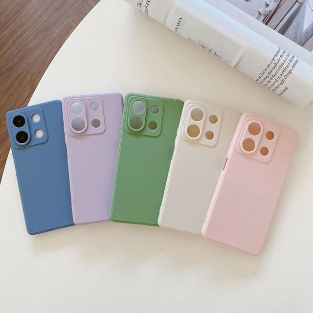 Luxury TPU Silicone Phone Case for Redmi Note 13 4G Note13 Pro Plus 5G A3 13C 4G 13T Camera Protection Back Colorful Cover