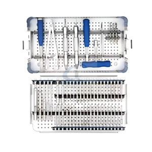 Pinza portaagujas Halsey de acero inoxidable médico, instrumento quirúrgico de precisión, herramienta de sutura autoclavable y duradera - Product Image 1