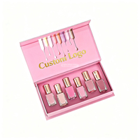 Boîte d'emballage pour huile de vernis à ongles à conception personnalisée OEM Boîte cosmétique de luxe en carton recyclable pour tampon à chaud