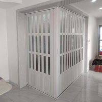 Porte pliante en PVC sur mesure, panneaux de porte accordéon, séparateur de pièce, économie d'espace