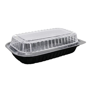 2018 New style disposable plastic box rectangular , disposable lunch box