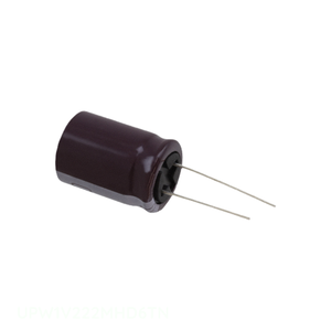 ตัวเก็บประจุแบบมีรูผ่านทางรัศมี2200 uF 20% 35V UPW1V222MHD6TN คาปาซิเตอร์2200 uF ของแท้ - Product Image 1