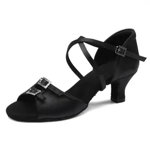 Commercio all'ingrosso della fabbrica delle donne delle scarpe di latino delle signore professionali della sala da ballo della Salsa scarpe da ballo