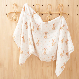 Pantalla Digital algodón orgánico religioso <span class=keywords><strong>Cristo</strong></span> inspirador curación manta recién nacido Biblia muselina Swaddle tela fibra bebé regalo - Product Image 1
